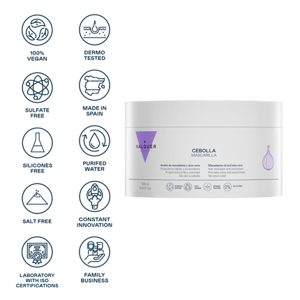 Mascarilla capilar de cebolla - 300 ml