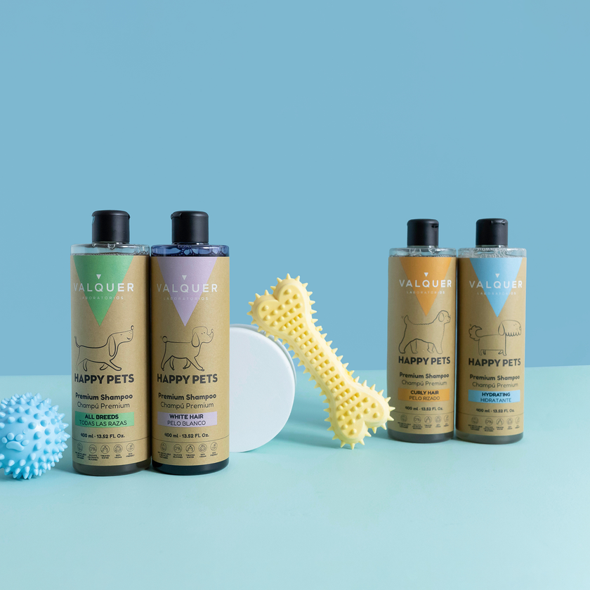 Shampoo Premium para Mascotas de Pelo Blanco - 400 ml