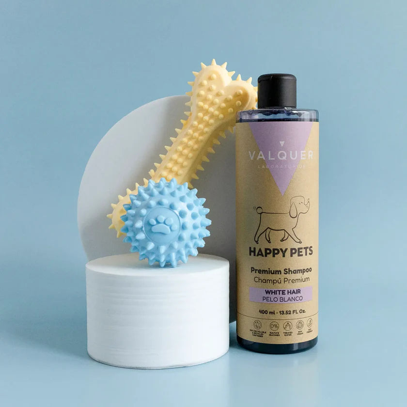 Shampoo Premium para Mascotas de Pelo Blanco - 400 ml