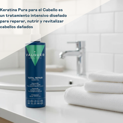 Keratina Pura para el Cabello: Reparación Total y Brillo