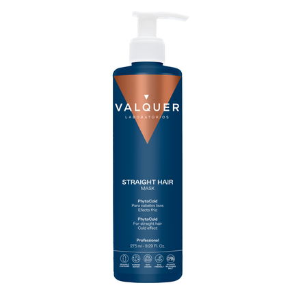 Mascarilla capilar glacial para cabellos lisos