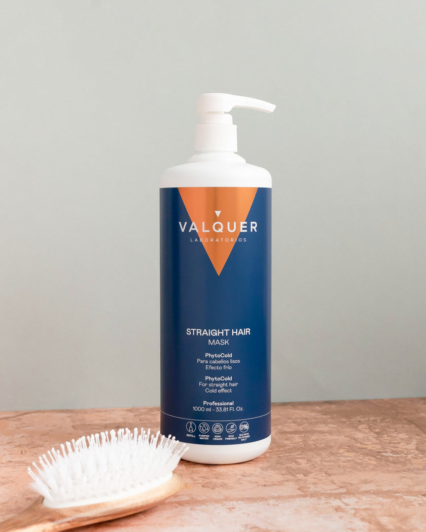 Mascarilla capilar glacial para cabellos lisos