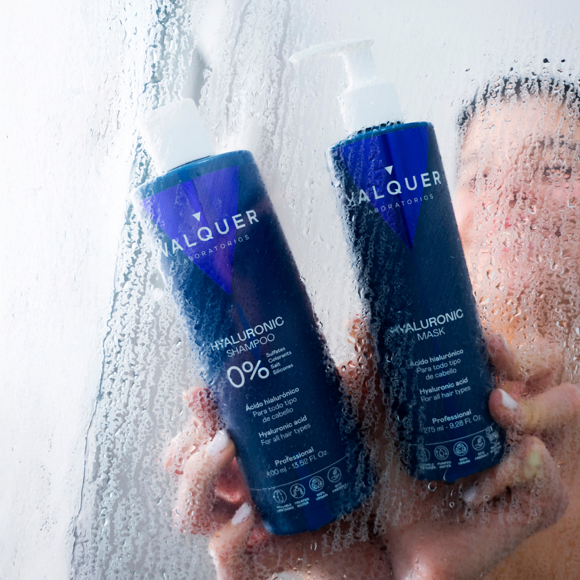 Shampoo con Ácido Hialurónico - 0% Sin Sulfatos