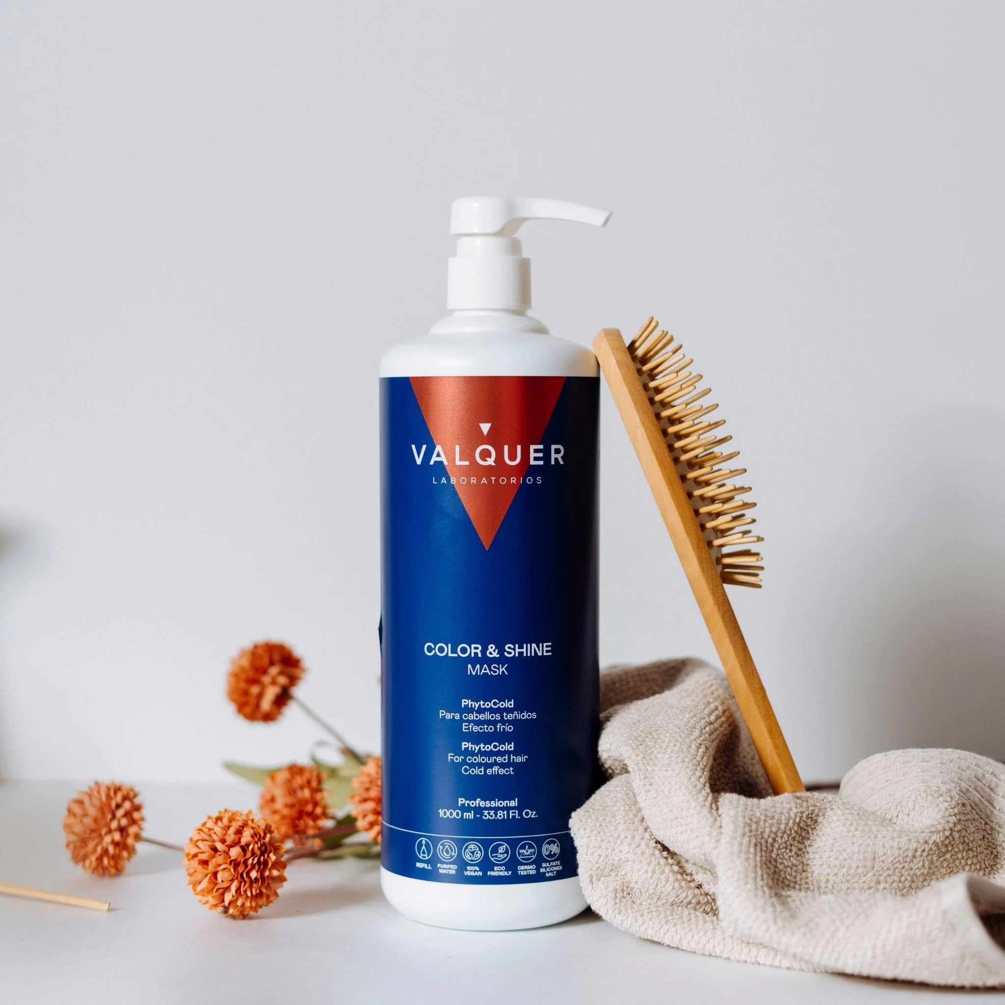 Mascarilla capilar glacial potenciador color y brillo para cabellos teñidos