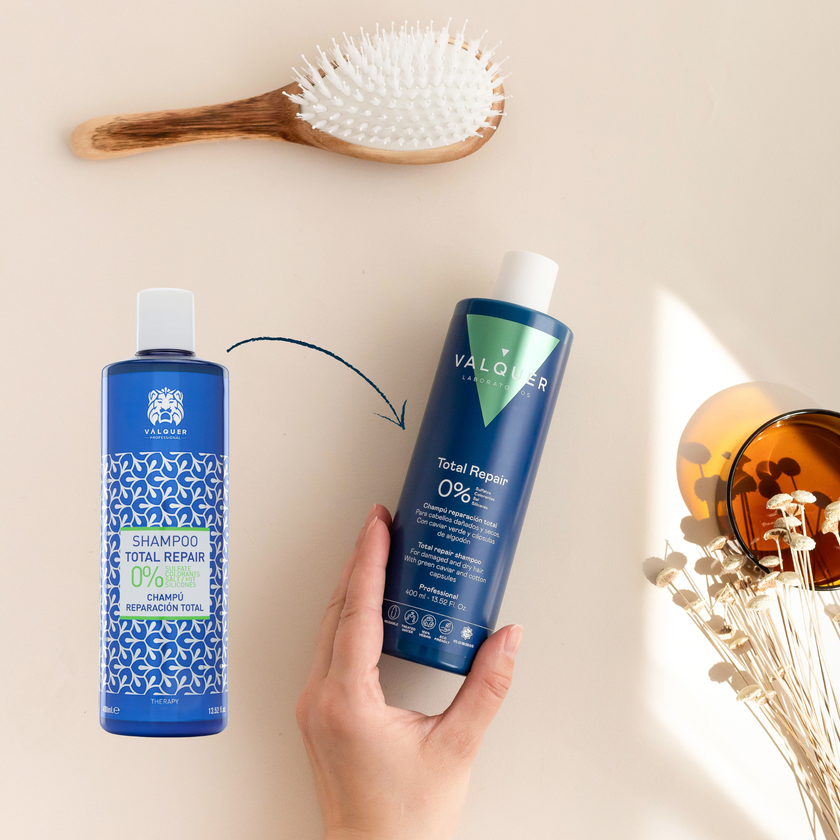 Shampoo Reparador para cabello dañado - 0% Sin Sulfatos