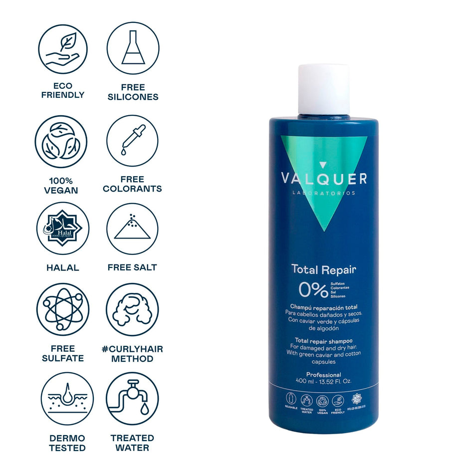 champu reparador con certificado halal y sin sulfatos