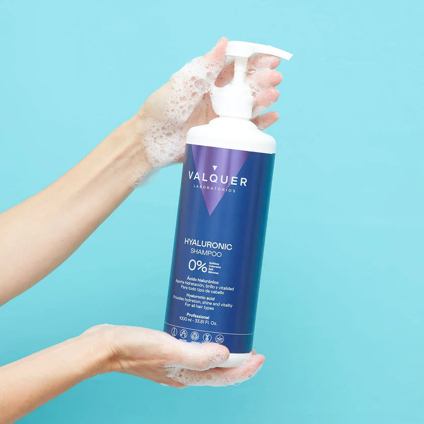 Shampoo con Ácido Hialurónico - 0% Sin Sulfatos