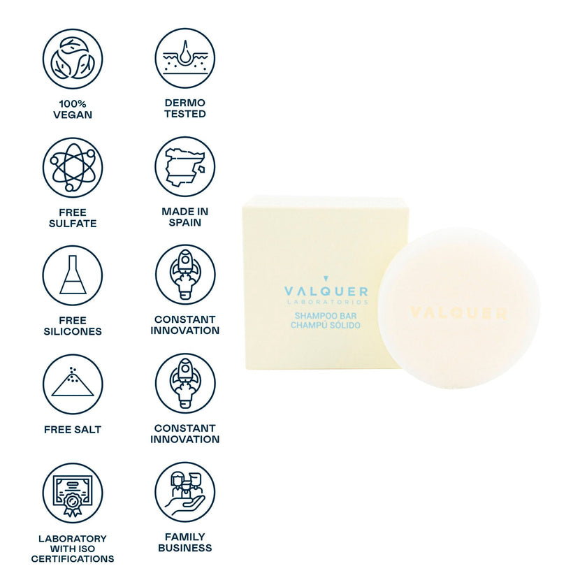 Shampoo sólido sin sulfatos Pure Cabello graso -  50 g