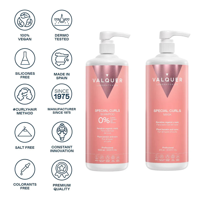Pack Método Curly - Shampoo y Mascarilla - 1975  ml