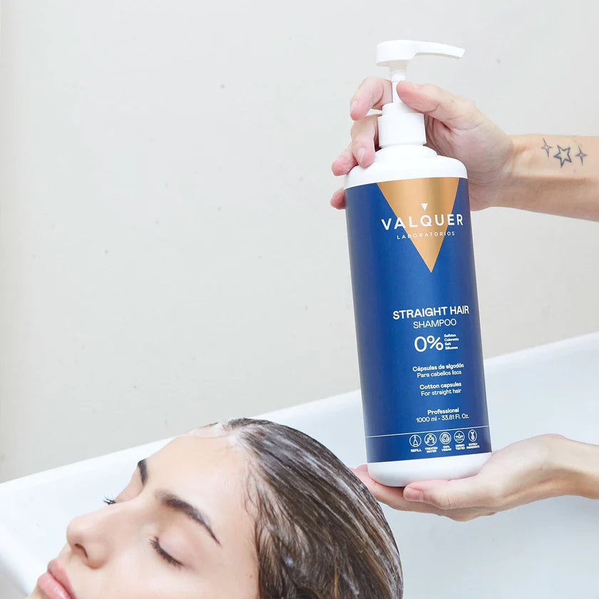 Shampoo para pelo liso - 0% Sin sulfatos ni sal