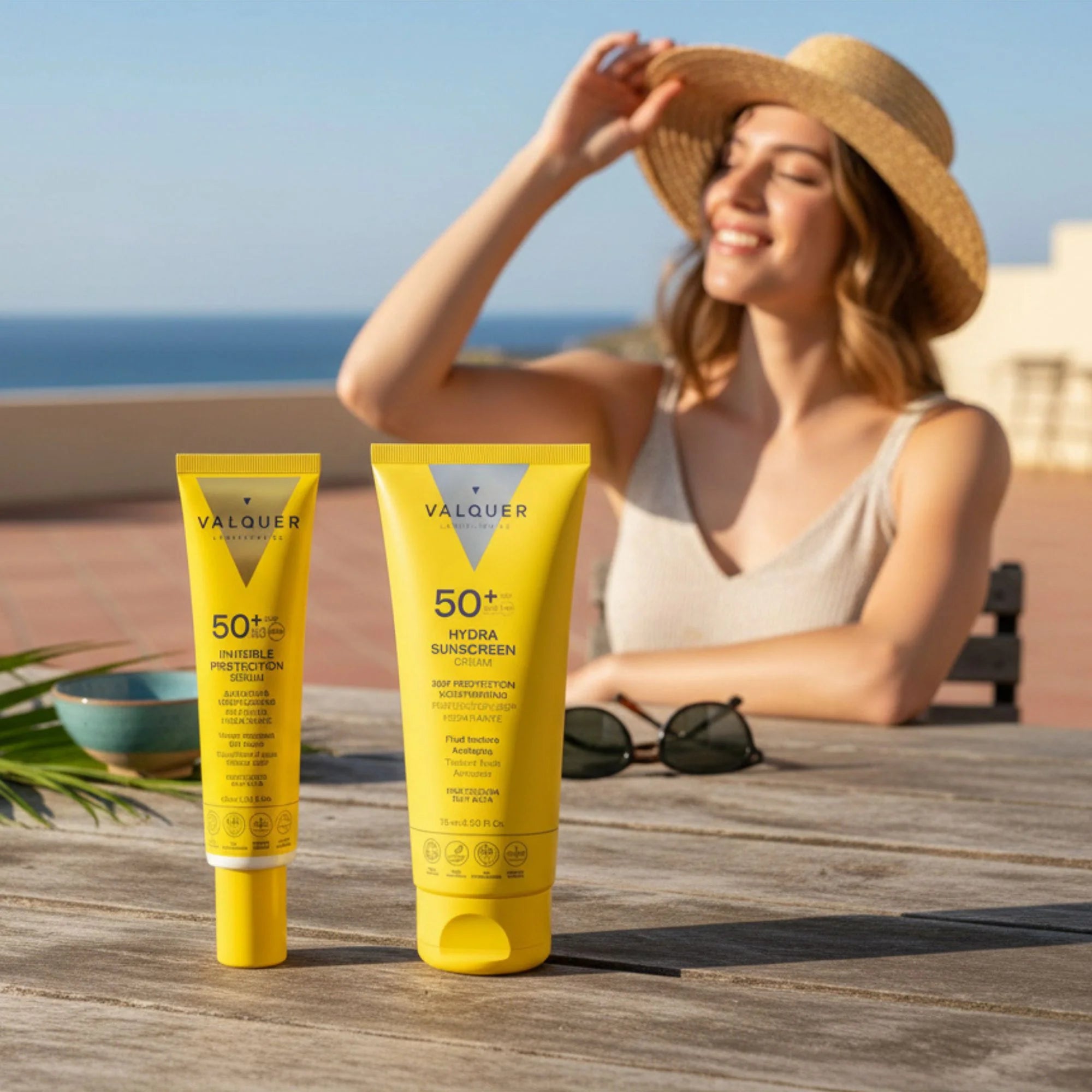 Pack Solar Facial Invisible Protection e Hydra Sunscreen SPF 50+ - 115 ml