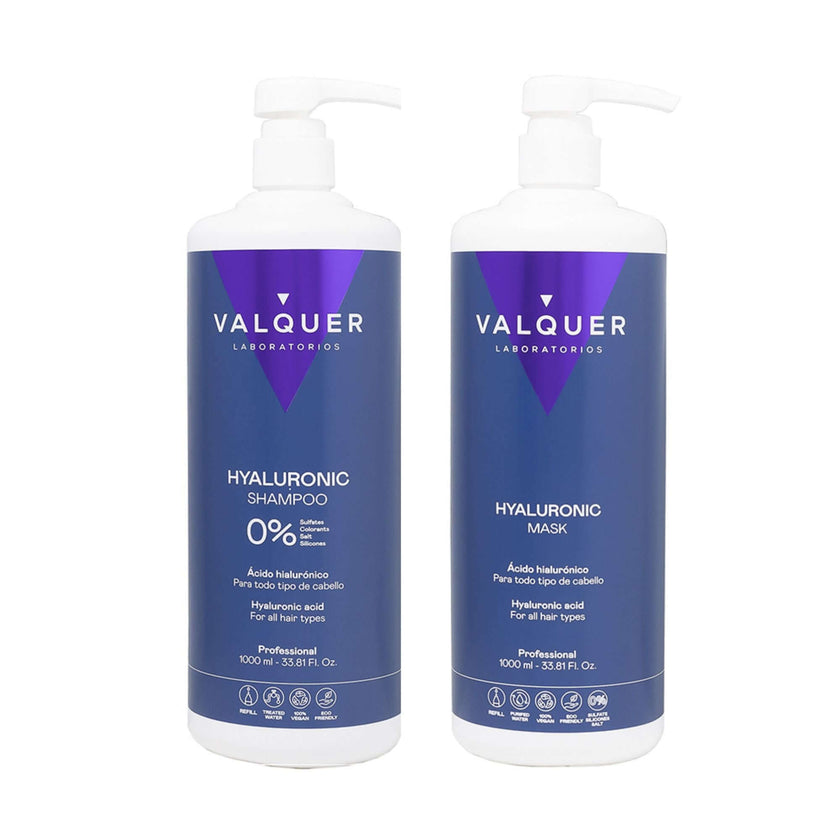 Pack Ácido Hialurónico - Shampoo y Mascarilla Capilar - 1975 ml