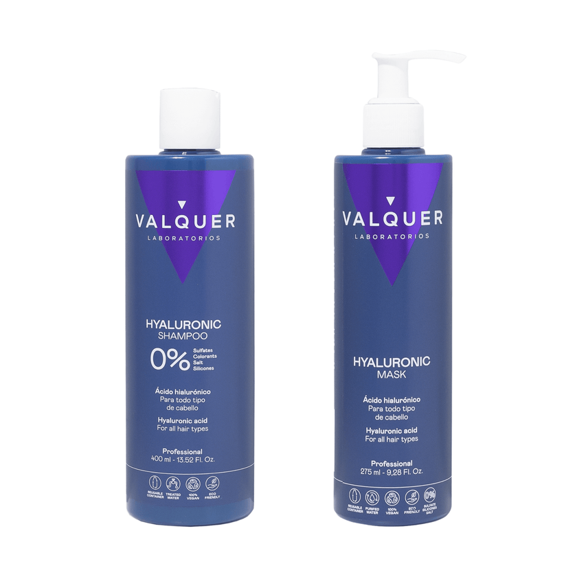 Pack Ácido Hialurónico - Shampoo y Mascarilla Capilar - 675 ml