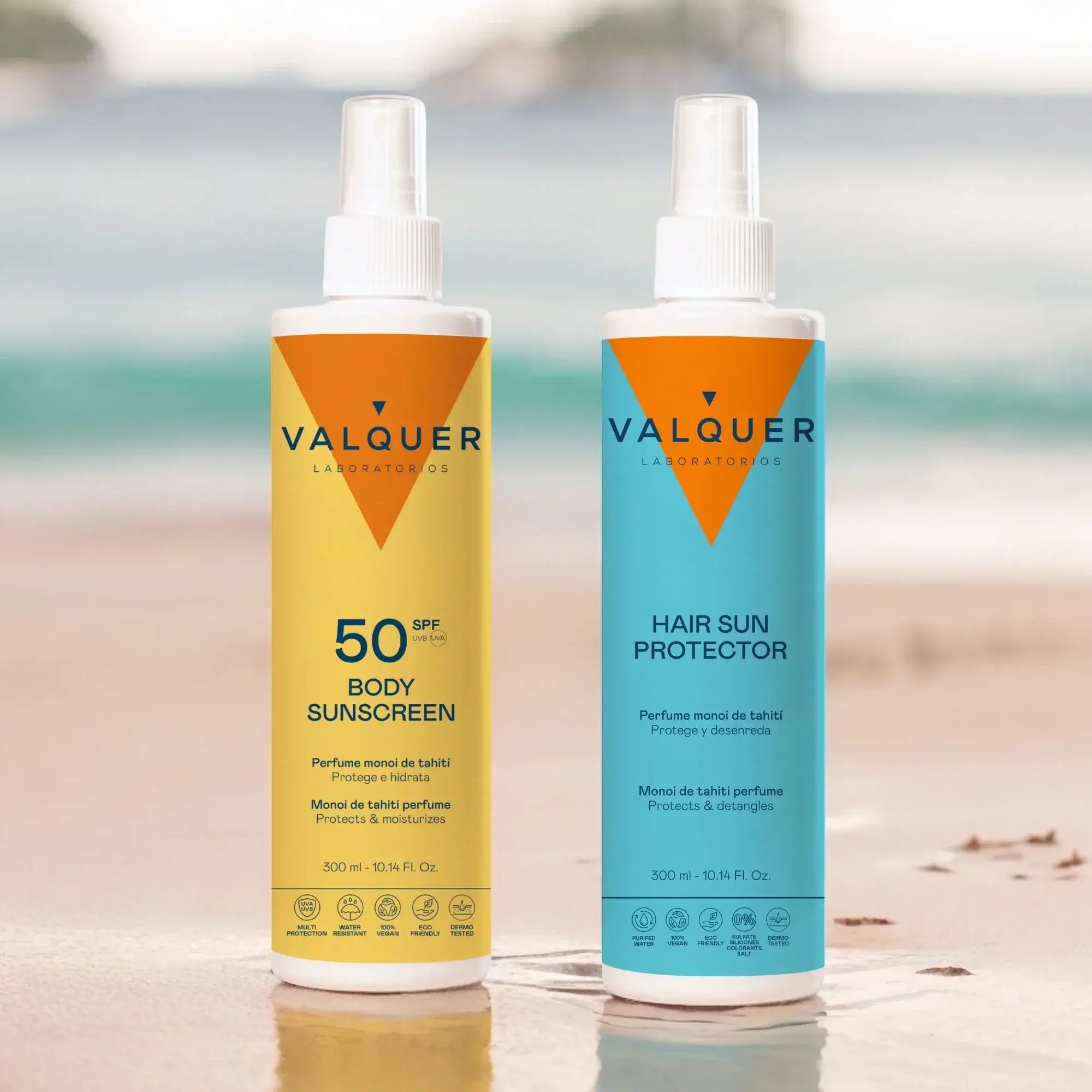 Pack Protector Solar Corporal SPF 50 y Protector Solar Capilar - 600 ml