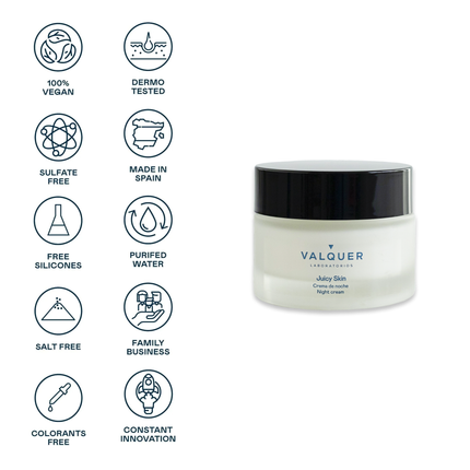 Crema facial hidratante de noche - 50 ml